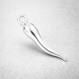 999 Pure Silver - Cornicello Charm