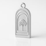 940 Argentium Silver - Arched Tree of Life Charm