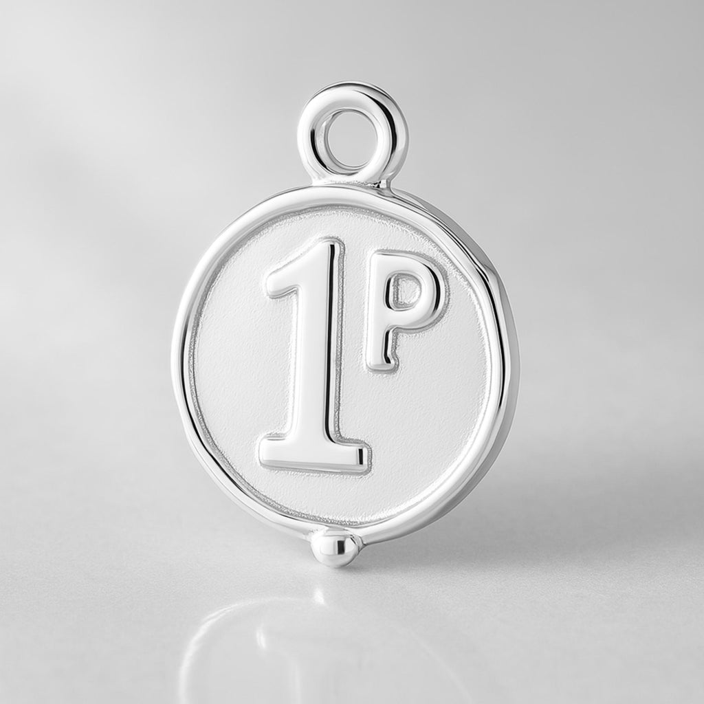 940 Argentium Silver - 1st Place Medal Charm