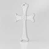 925 Sterling Silver - Medieval Crucifix Charm
