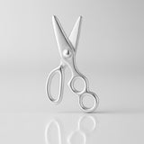 925 Sterling Silver - Hair Stylist Scissors Charm
