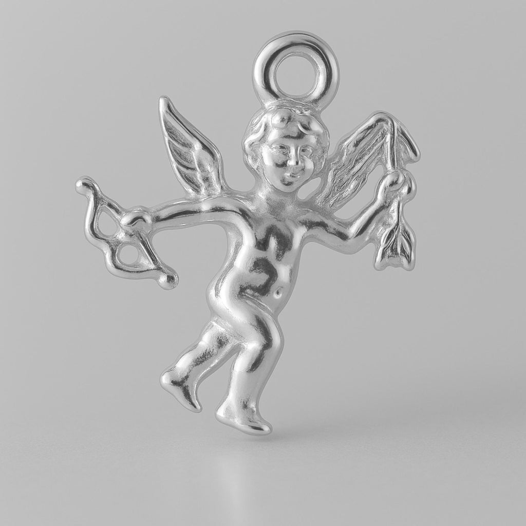 940 Argentium Silver - Cupid of Peace Charm
