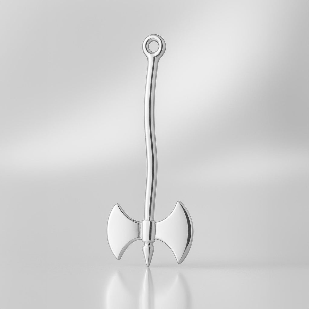 999 Pure Silver - Viking Battle Axe Charm