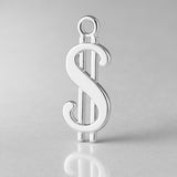 940 Argentium Silver - Dollar Sign Charm