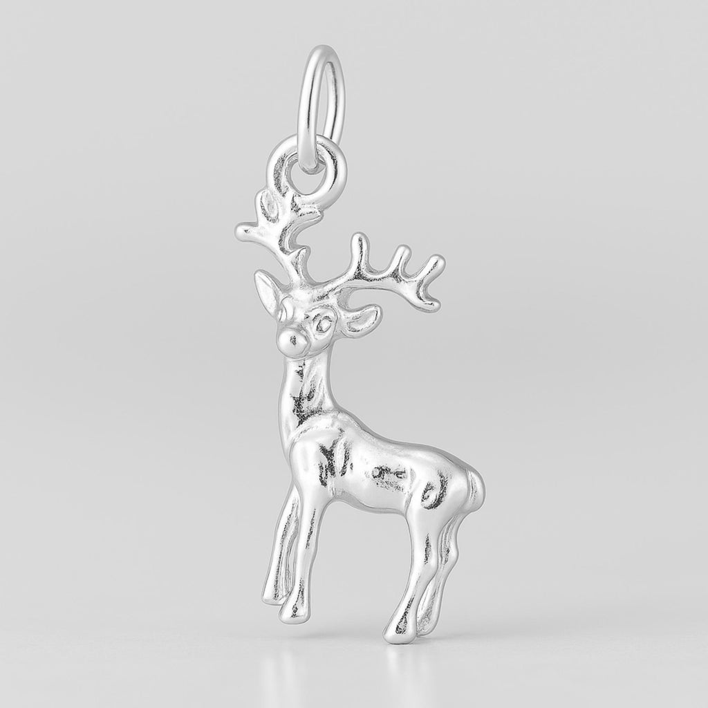 999 Pure Silver - Rudolph Reindeer Charm