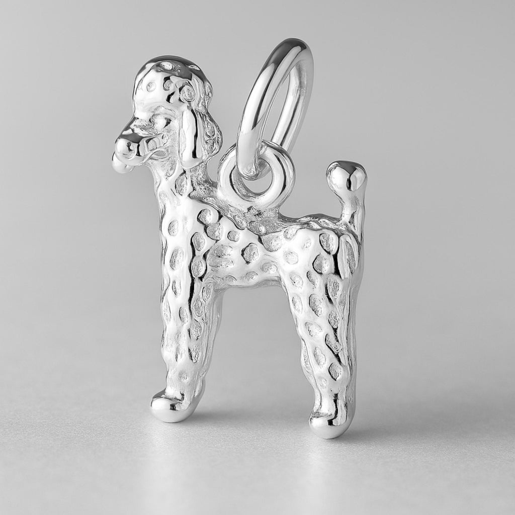 999 Pure Silver - Poodle Dog Charm