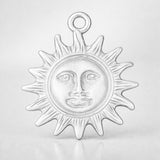 999 Pure Silver - Vintage Sun Face Charm