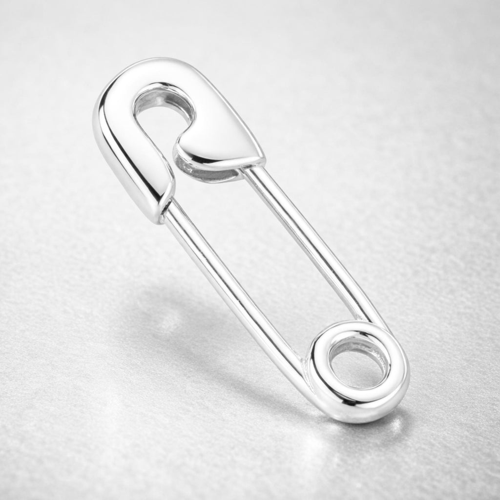 940 Argentium Silver - Safety Pin Charm