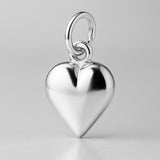 940 Argentium Silver - Minimalist Heart Charm