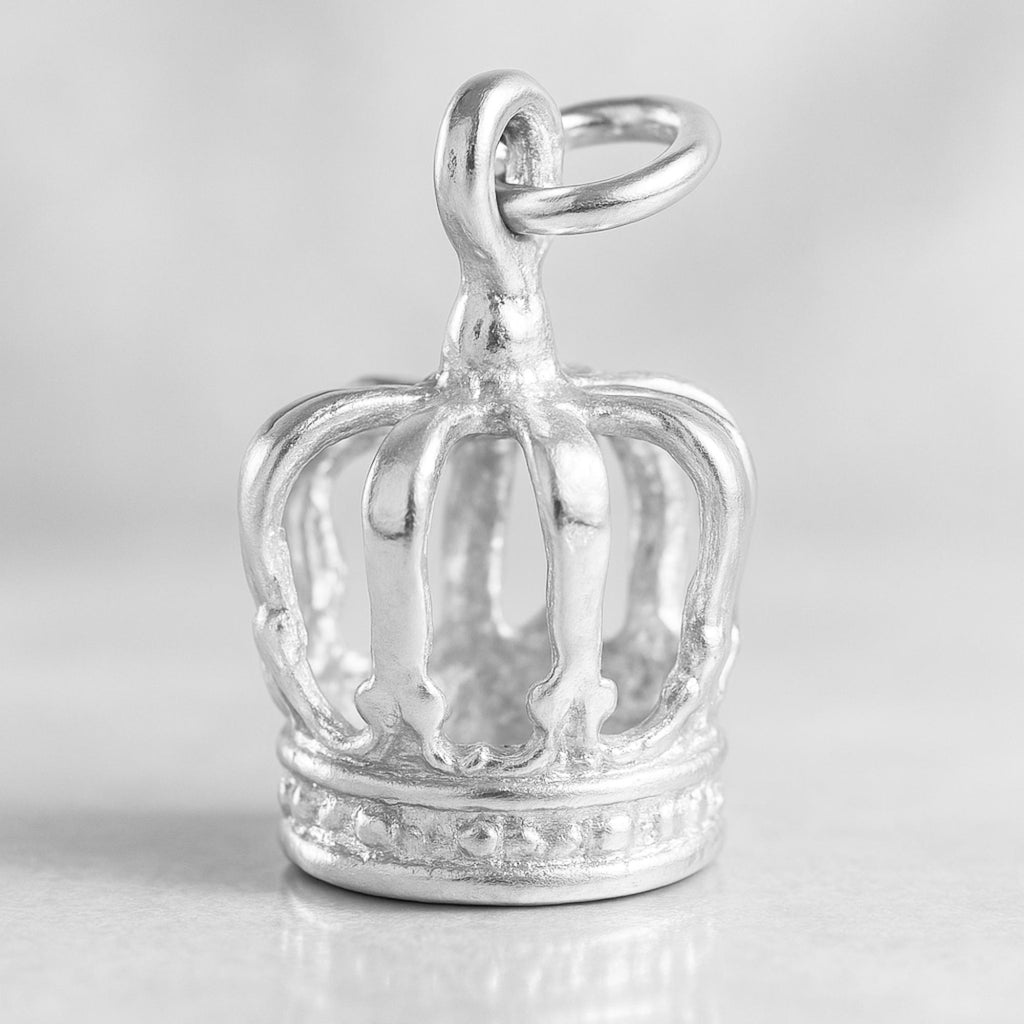 940 Argentium Silver - Royal Crown Charm