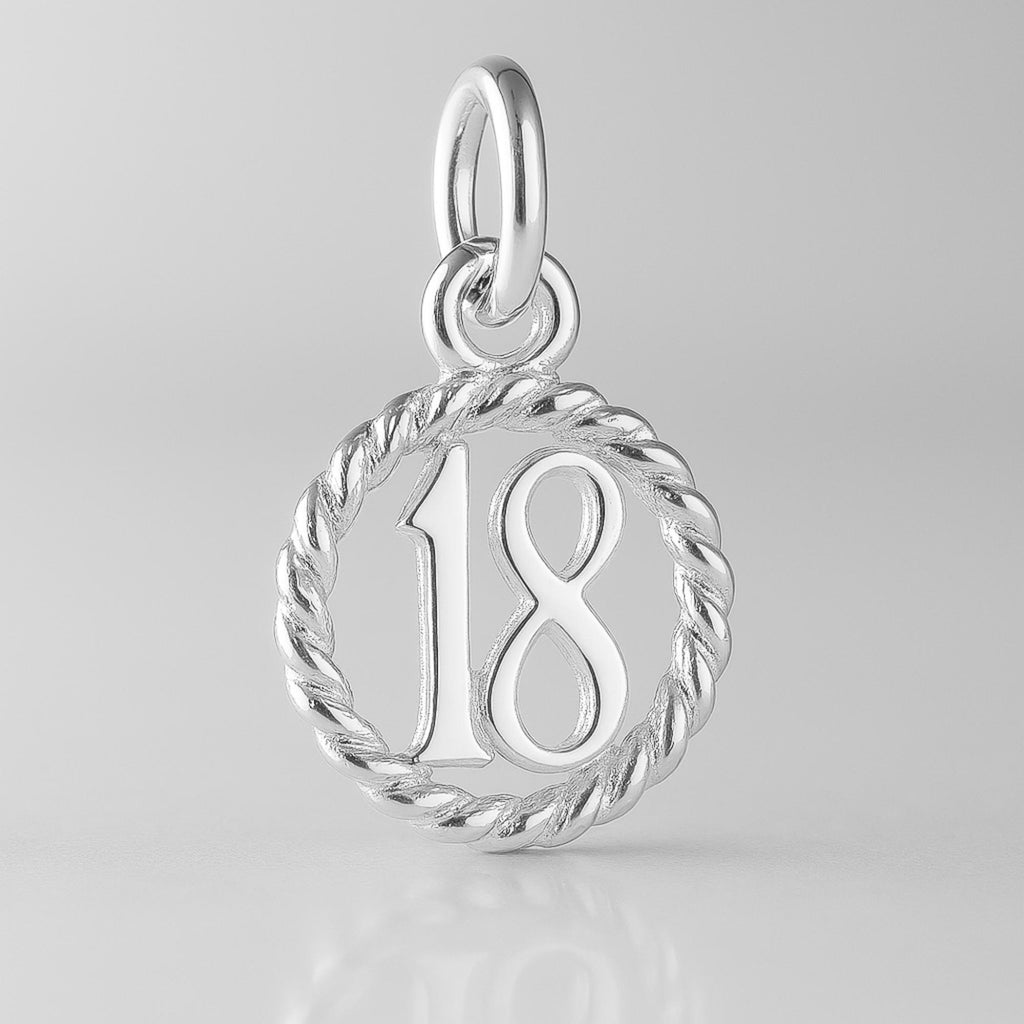 999 Pure Silver - 18 Wreath Pendant Charm
