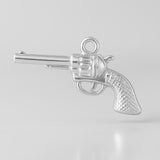 940 Argentium Silver - Western Revolver Charm