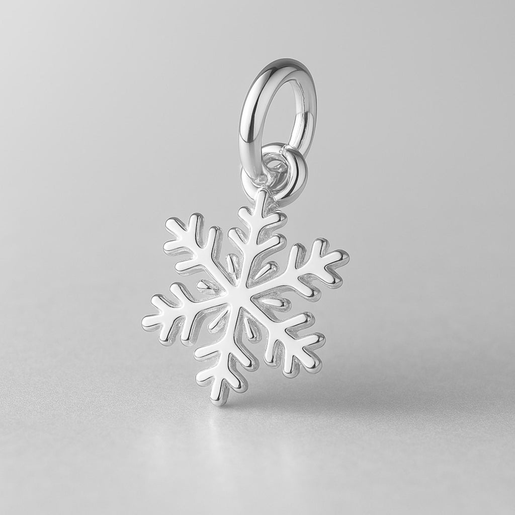 940 Argentium Silver - Delicate Snowflake Charm