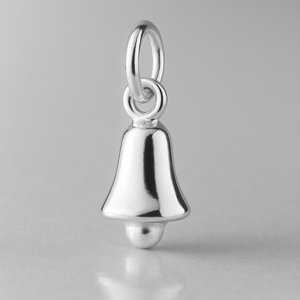 925 Sterling Silver - Classic Christmas Bell Charm