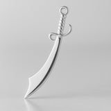 999 Pure Silver - Arabian Scimitar Charm