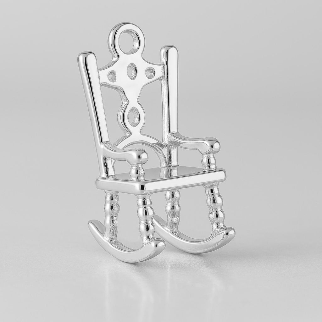 925 Sterling Silver - Classic Rocking Chair Charm