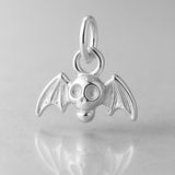 925 Sterling Silver - Halloween Bat Charm