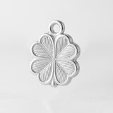 925 Sterling Silver - Four-Leaf Clover Amulet Charm