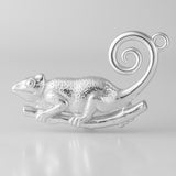 925 Sterling Silver - Panther Chameleon Charm