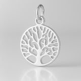 940 Argentium Silver - Openwork Tree of Life Charm
