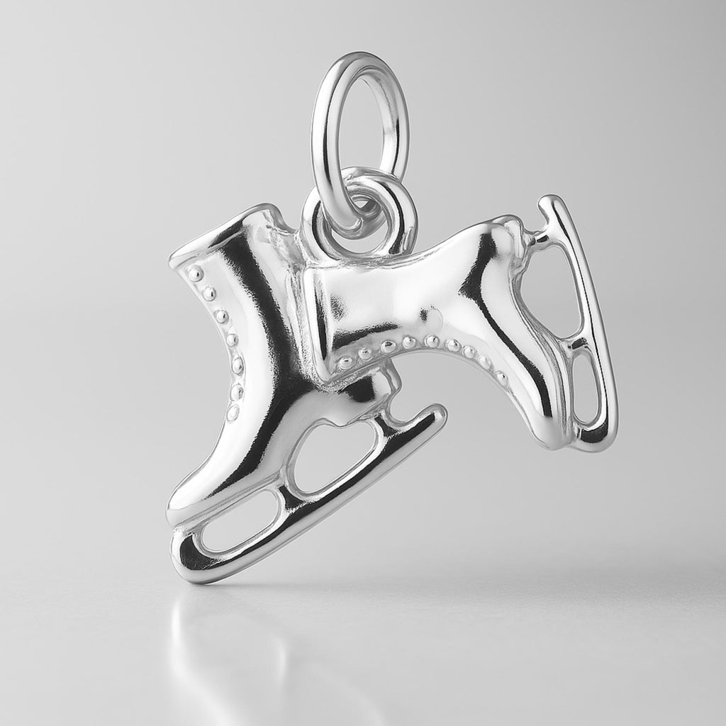 999 Pure Silver - Ice Skating Boots Charm