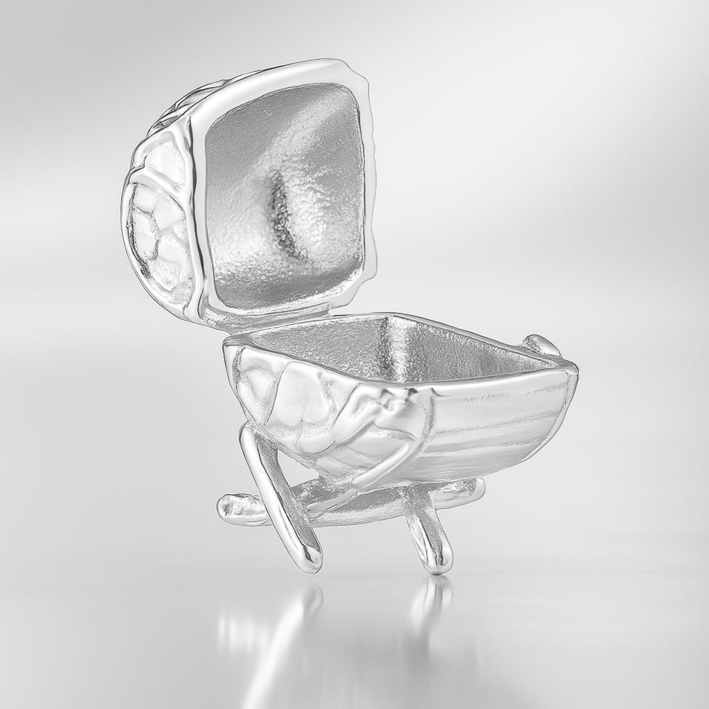 999 Pure Silver - Rustic Winery Display Barrel Charm