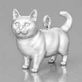999 Pure Silver - Munchkin Cat Charm