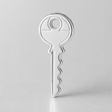 925 Sterling Silver - Vintage House Key Charm