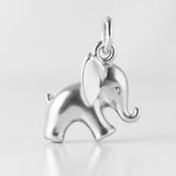940 Argentium Silver - Baby Elephant Charm