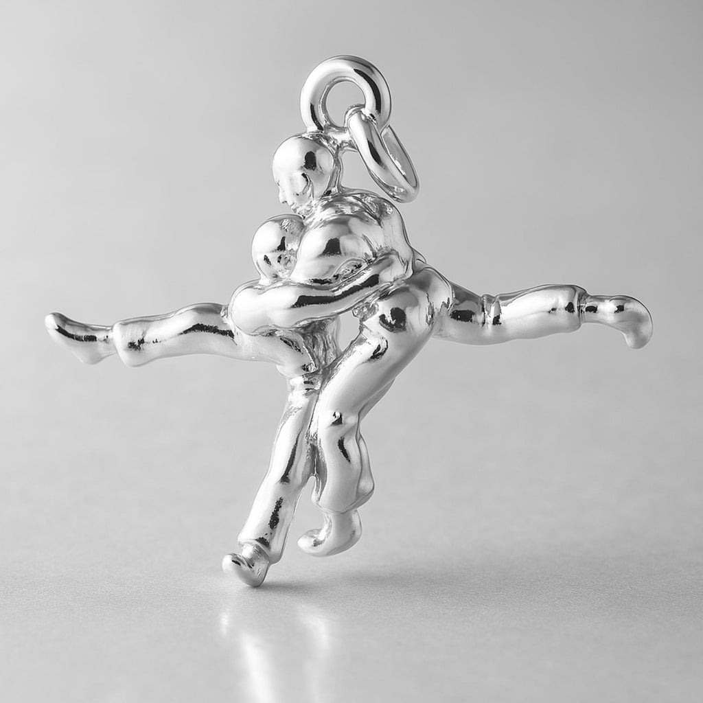 999 Pure Silver - Jiu-Jitsu Spar Charm