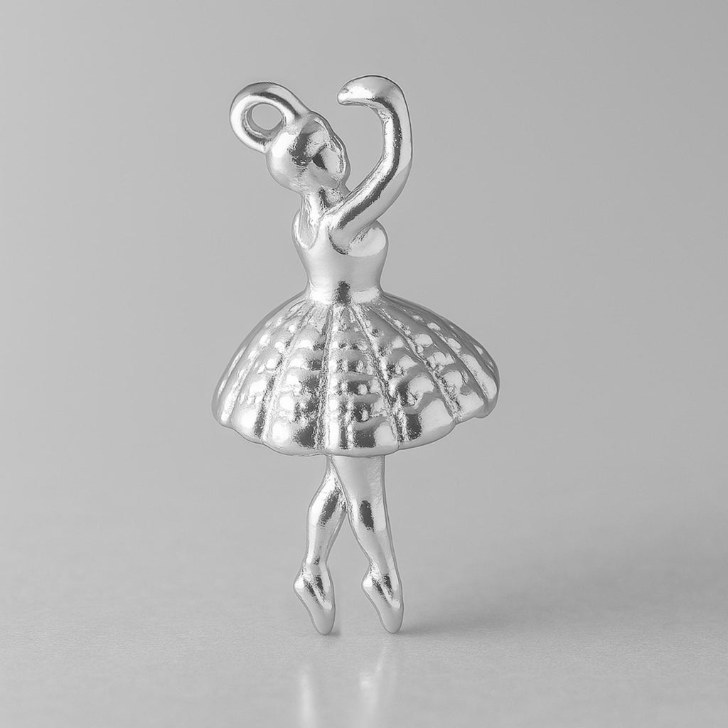 940 Argentium Silver - Vintage Ballerina Charm