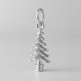 925 Sterling Silver - Potted Fir Christmas Tree Charm