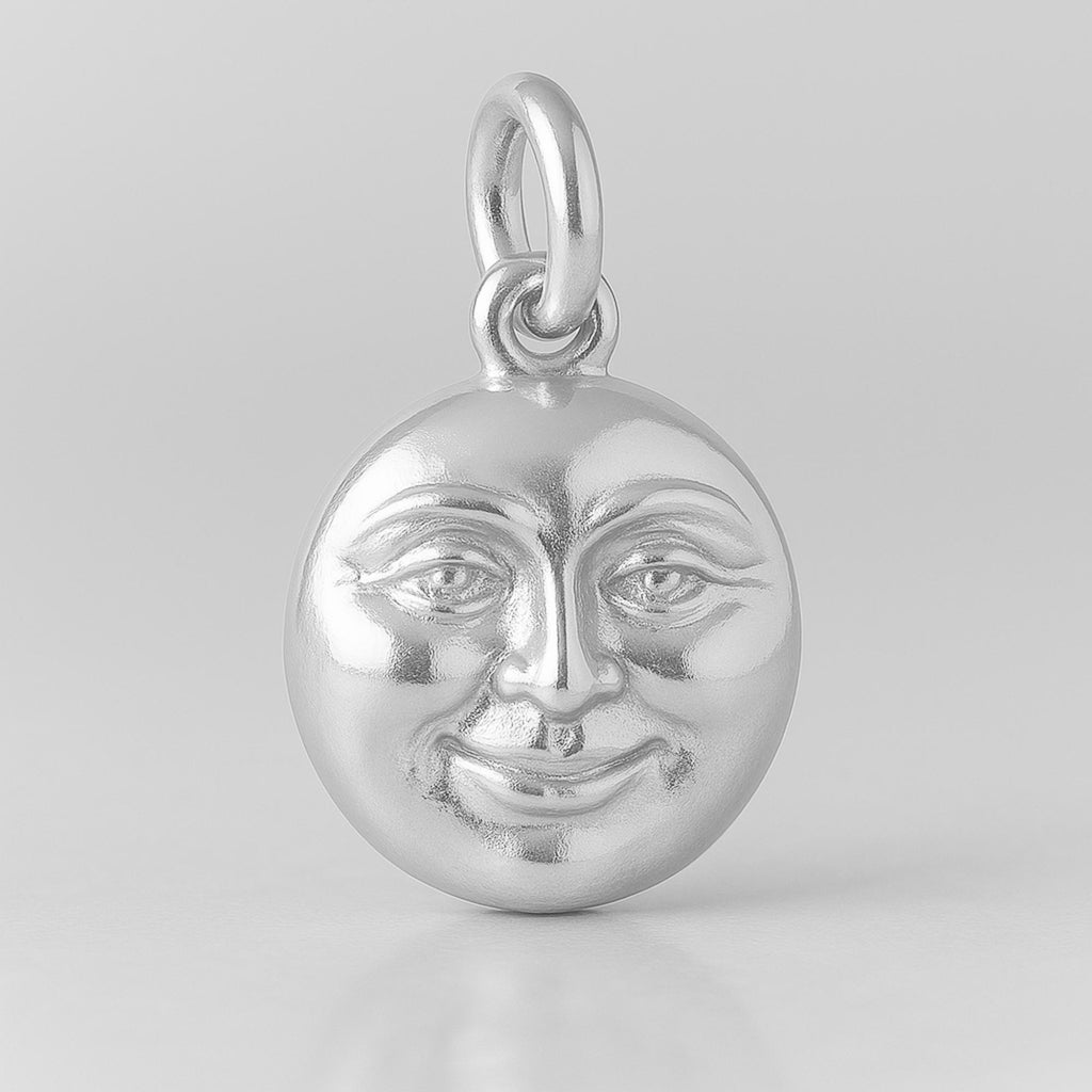 940 Argentium Silver - Luna Protection Charm
