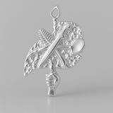 940 Argentium Silver - Peace Sigil Charm