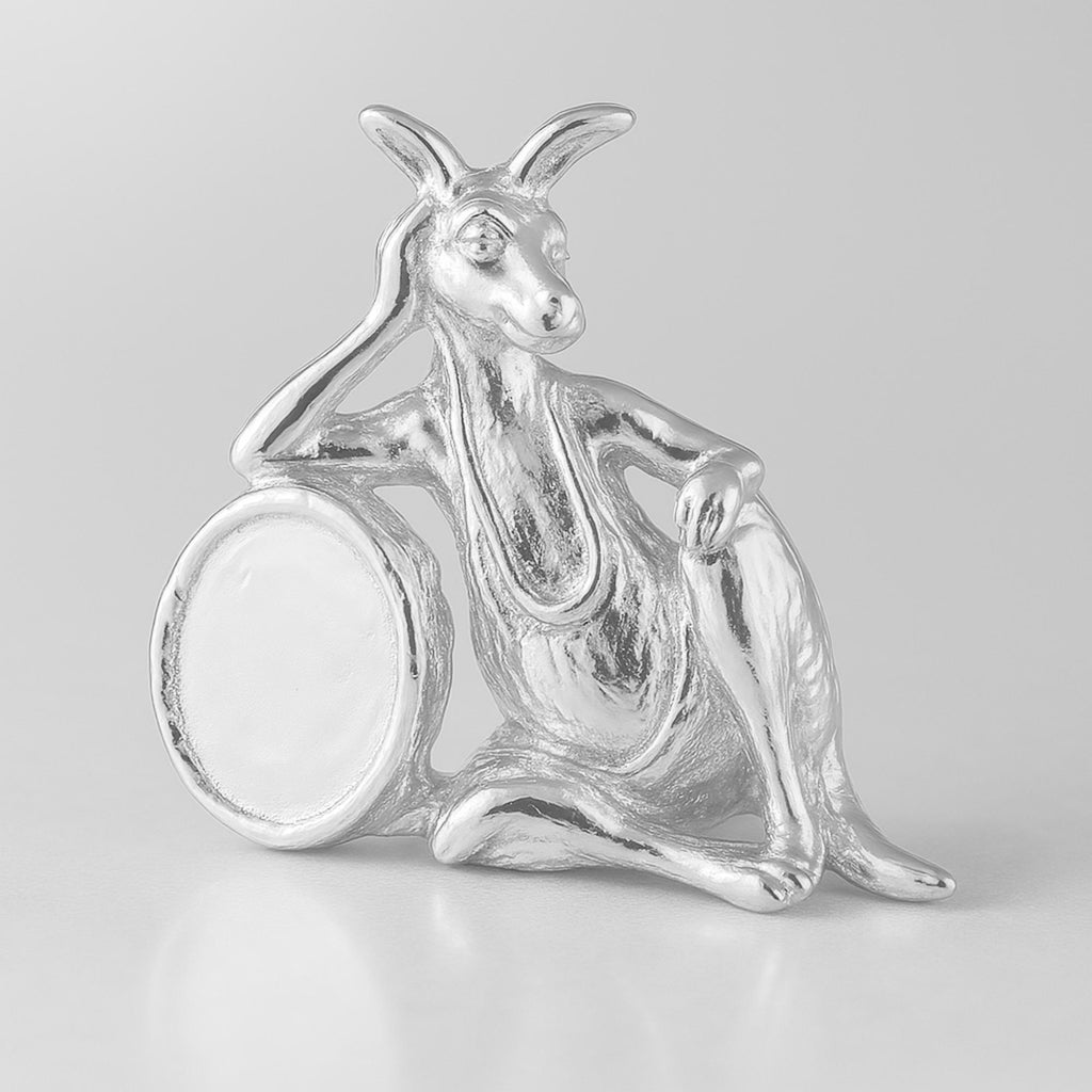 940 Argentium Silver - Lazy Kangaroo Charm