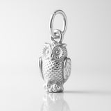 925 Sterling Silver - Woodland Owl Charm