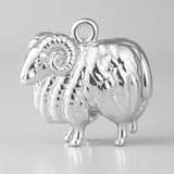 925 Sterling Silver - Skudde Ram Charm