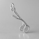 999 Pure Silver - Classic Golf Clubs Charm