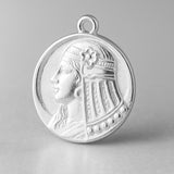 940 Argentium Silver - Moon Goddess Amulet Charm