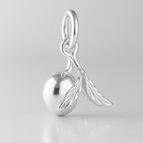 940 Argentium Silver - Fresh Apple Charm