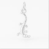 940 Argentium Silver - Saltwater Crocodile Charm