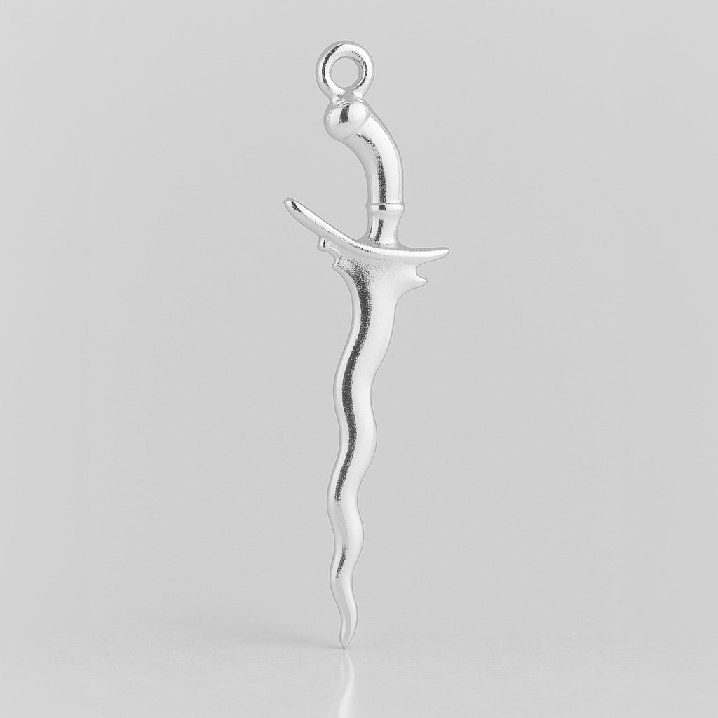 925 Sterling Silver - Kris Sword Charm