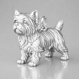 940 Argentium Silver - Yorkshire Terrier Dog Charm