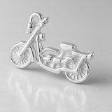 925 Sterling Silver - Retro Motorbike Charm