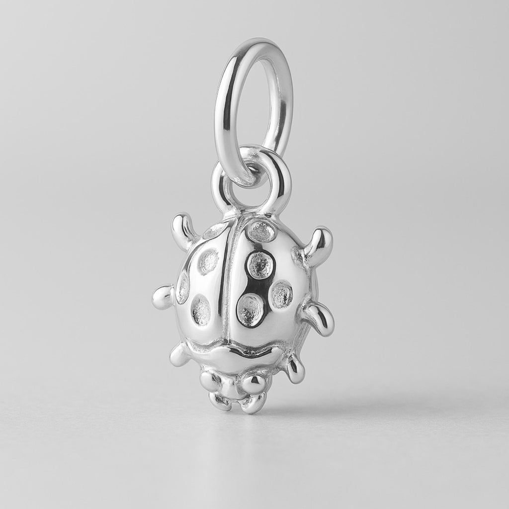 999 Pure Silver - Spotted Ladybug Charm