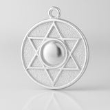 925 Sterling Silver - Star of David Amulet Charm