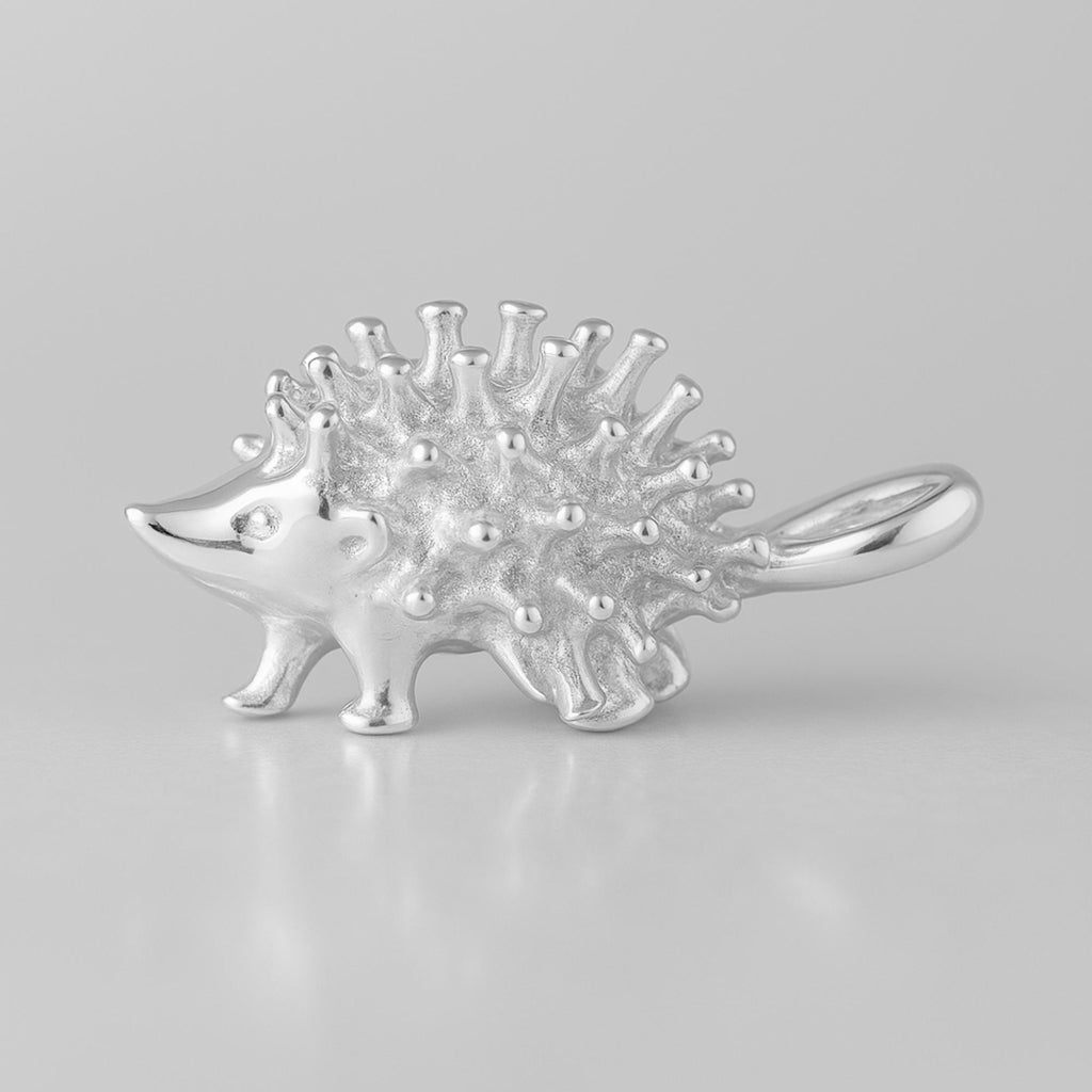 925 Sterling Silver - Wild Porcupine Charm