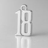 940 Argentium Silver - 18 Monogram Charm