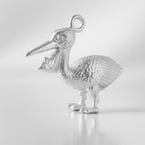 940 Argentium Silver - Australian Pelican Charm