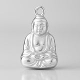 925 Sterling Silver - Meditating Buddha Charm